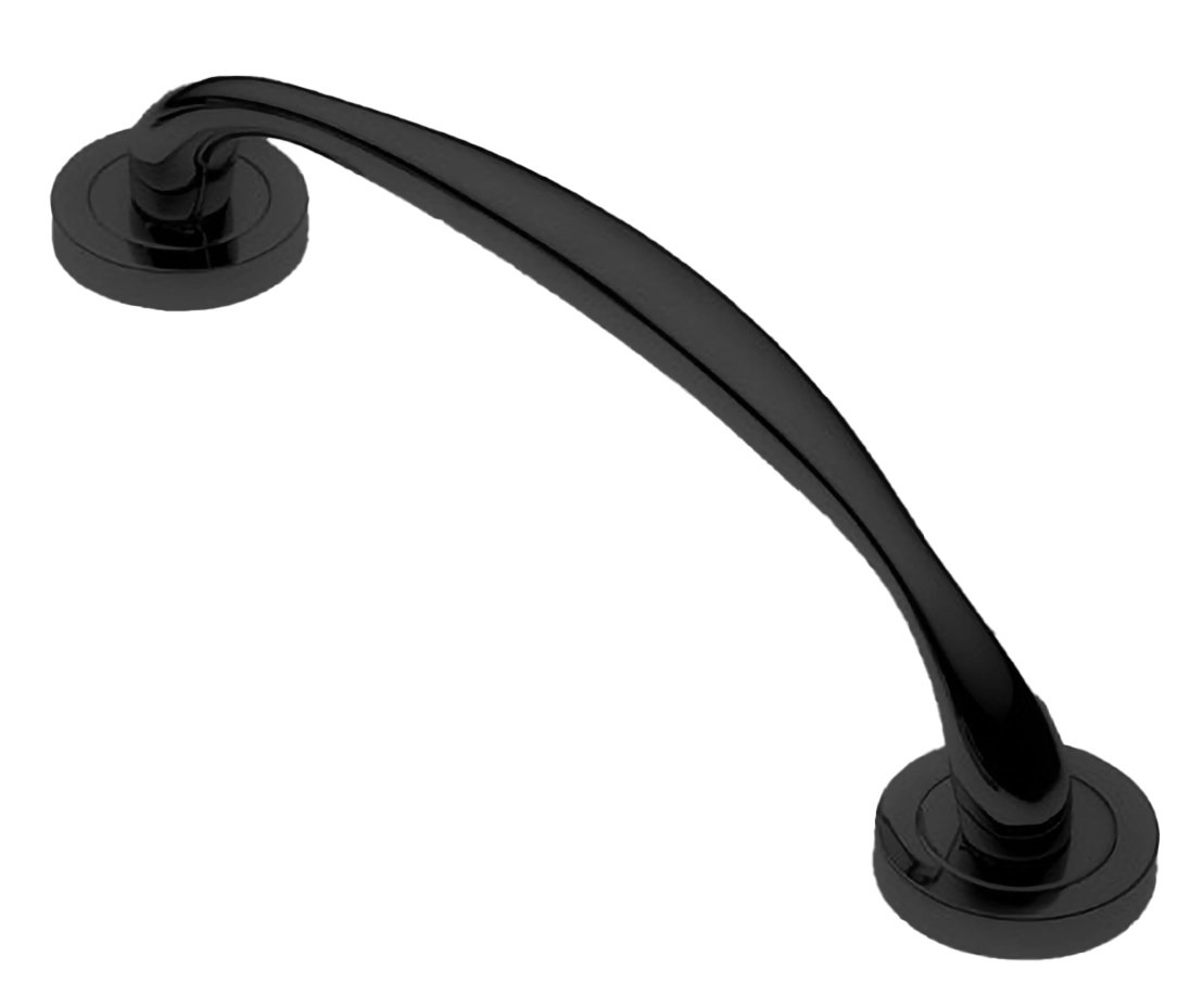 Ручка-скоба LEON PH NERO, цвет - черный фото 1 Ручка-скоба LEON PH NERO, цвет - черный фото купить Хабаровск