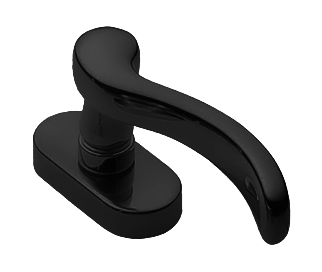 Ручка оконная ERICA W1 NERO, цвет - черный фото 1 Ручка оконная ERICA W1 NERO, цвет - черный фото купить Хабаровск