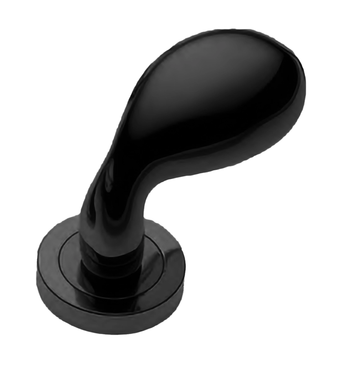 Ручка дверная AIR-2 R2 NERO раздельная на круглой розетке, цвет - черный фото 1 Ручка дверная AIR-2 R2 NERO раздельная на круглой розетке, цвет - черный фото купить Хабаровск