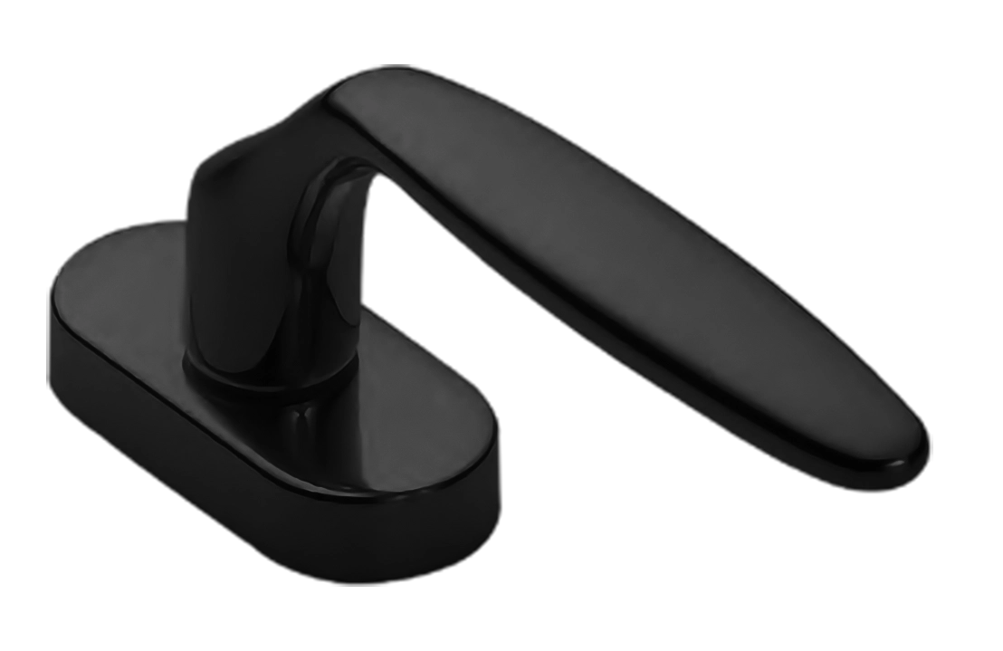 Ручка оконная DERBY W1 NERO, цвет - черный фото 1 Ручка оконная DERBY W1 NERO, цвет - черный фото купить Хабаровск