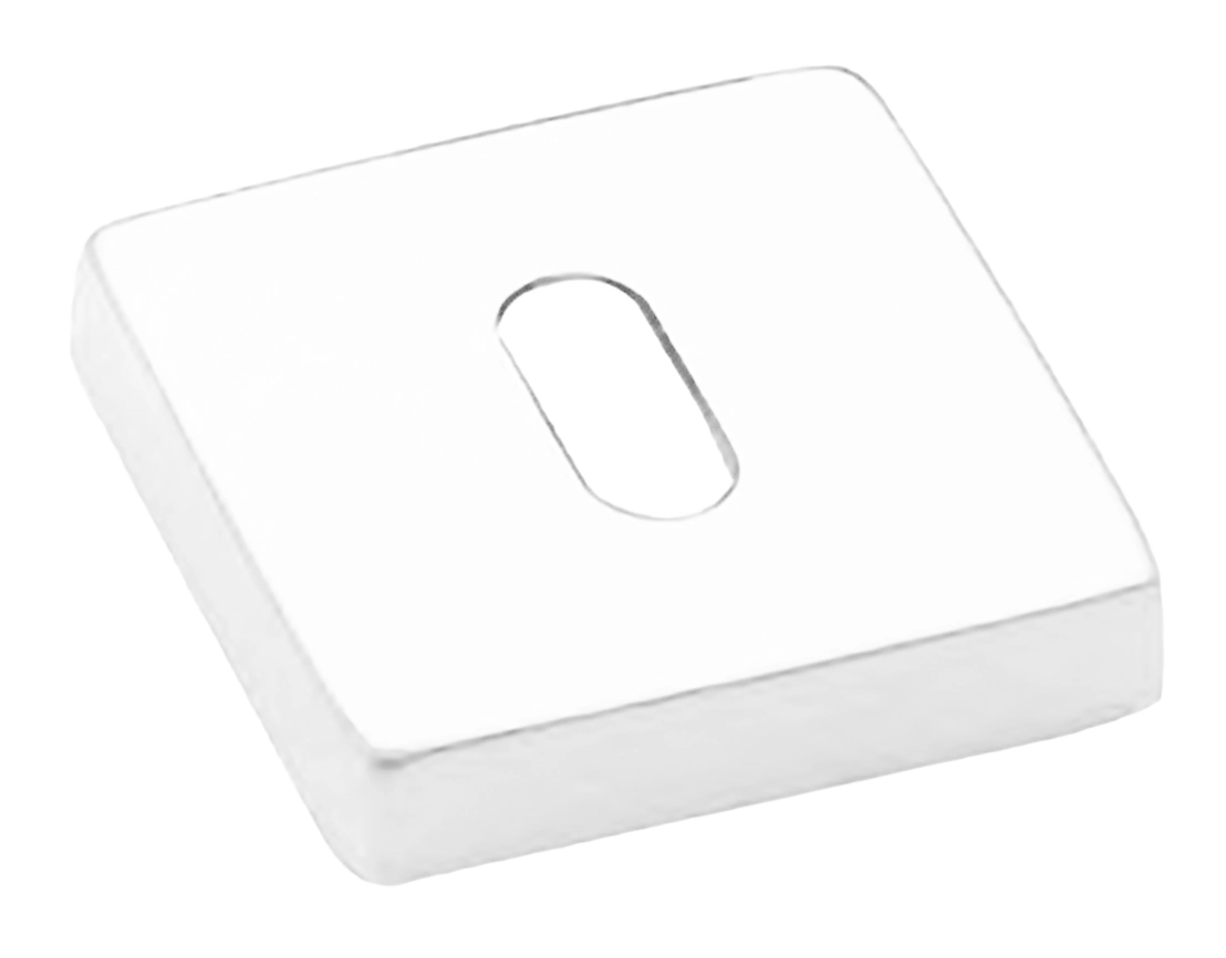 Накладка на ключевой цилиндр LUX-FK-S4-E BIA на квадратной розетке под ключ буратино, цвет - белый фото купить Хабаровск