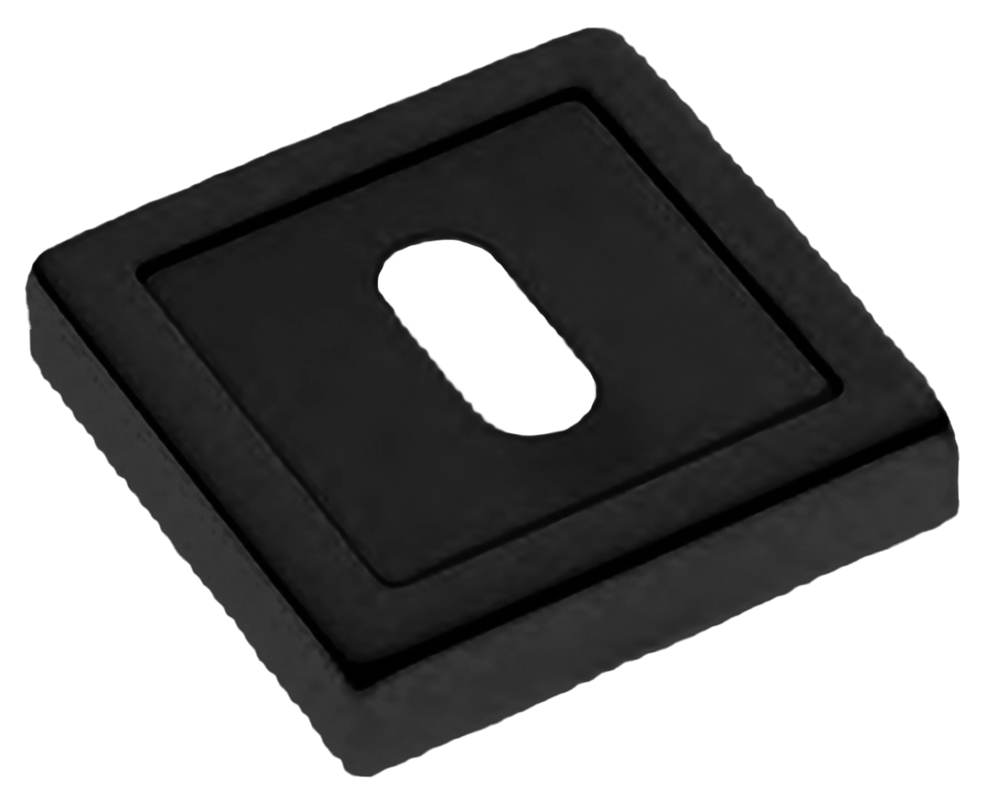 Накладка на ключевой цилиндр LUX-FK-S3 NERO на квадратной розетке под ключ буратино, цвет - черный фото 1 Накладка на ключевой цилиндр LUX-FK-S3 NERO на квадратной розетке под ключ буратино, цвет - черный фото купить Хабаровск