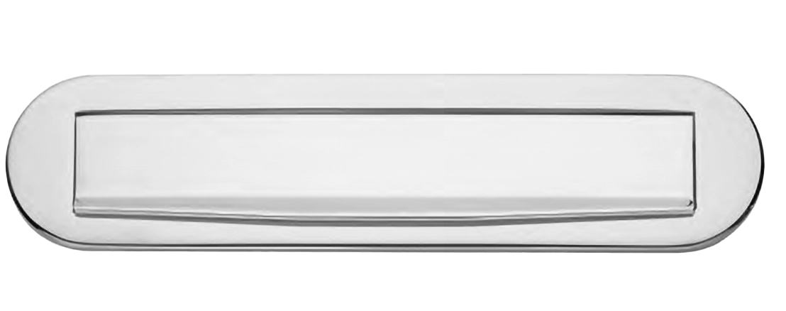 Накладка для почтового ящика ART.910 CRO овальная, цвет - хром фото купить Хабаровск