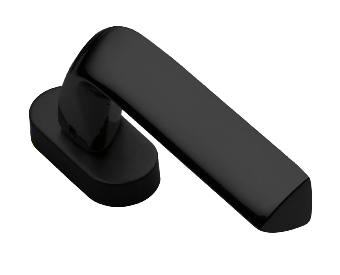 Ручка оконная MATRIX W1 NERO, цвет - черный фото 1 Ручка оконная MATRIX W1 NERO, цвет - черный фото купить Хабаровск