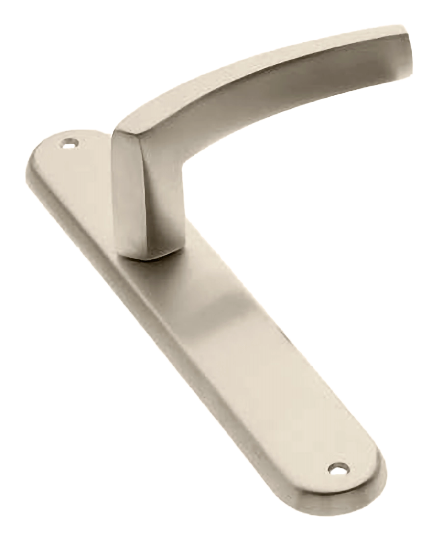 Ручка дверная на планке WIND PL NIS, цвет матовый никель, латунь фото купить в Хабаровске