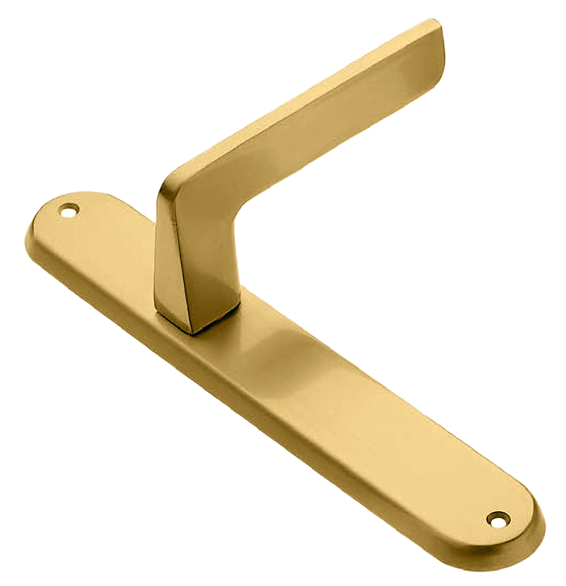 Ручка дверная на планке ROCK PL OSA, цвет матовое золото, латунь фото купить в Хабаровске