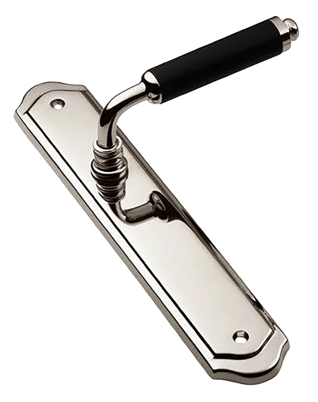 Ручка дверная на планке RIVA PL NIK, цвет никель, латунь фото купить в Хабаровске