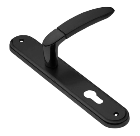 Ручка дверная на планке SAIL PL NERO, цвет черный, латунь фото купить в Хабаровске