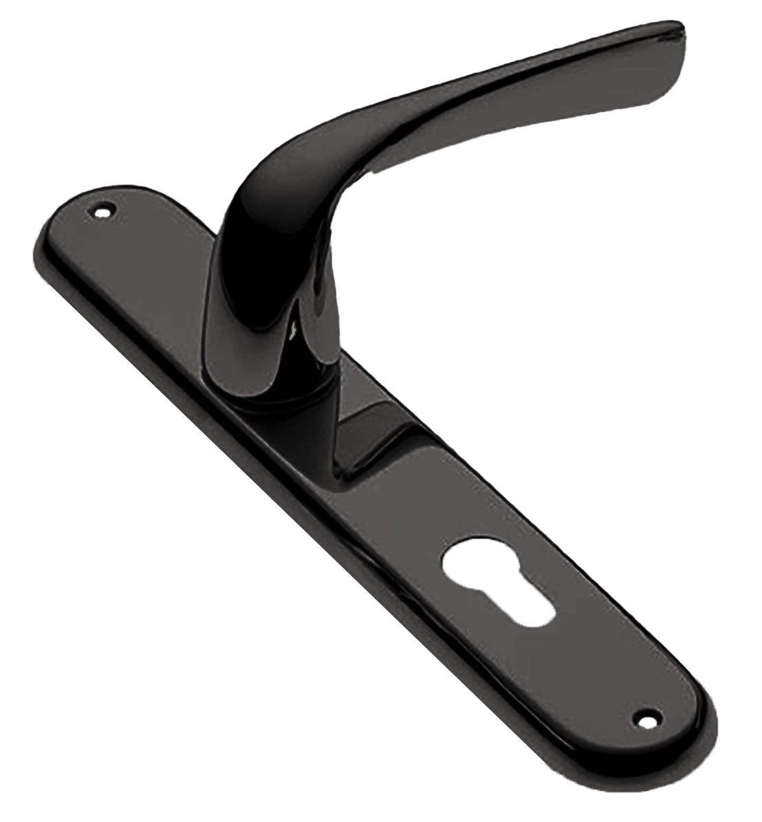 Ручка дверная на планке LE MANS PL NIN, цвет черный никель, латунь фото купить в Хабаровске