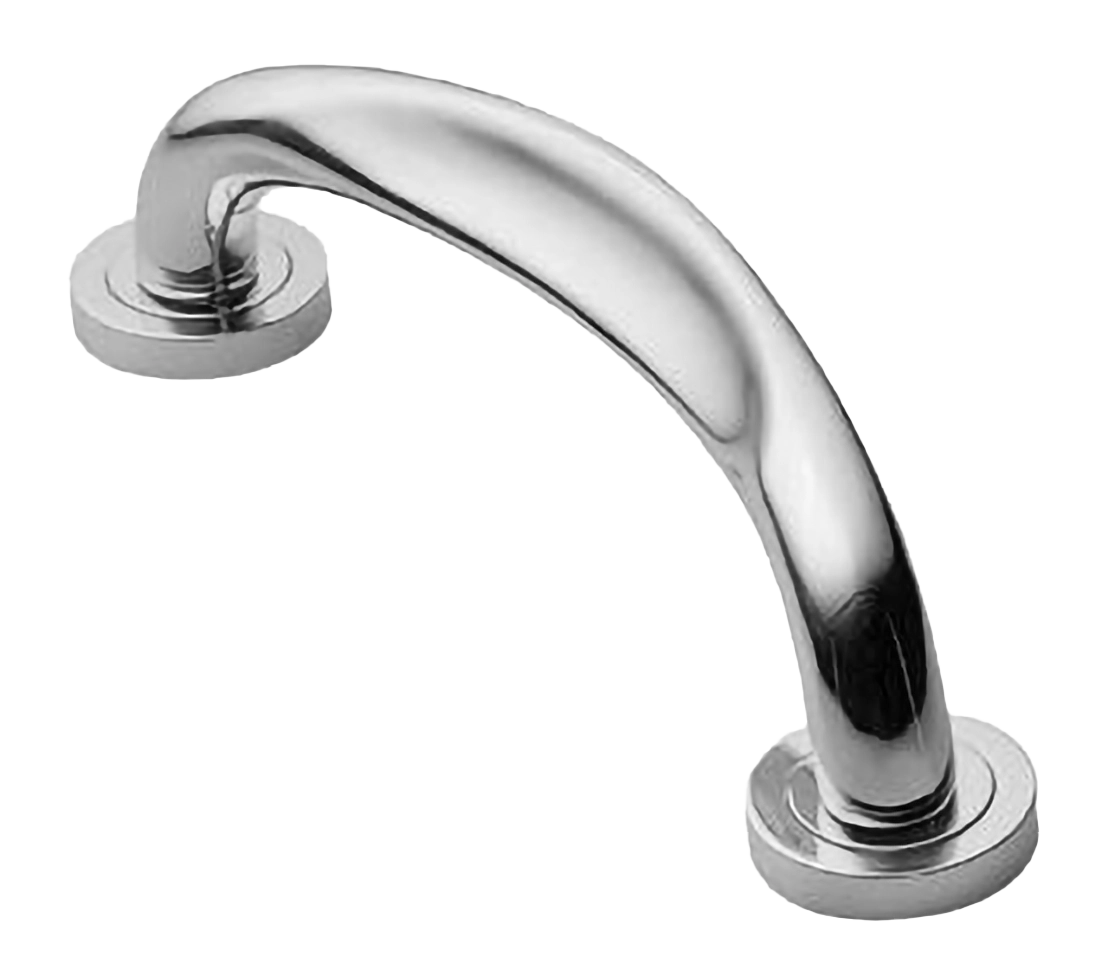 Ручка-скоба дверная RAFT PH CRO на круглой розетке, цвет хром, латунь фото купить в Хабаровске