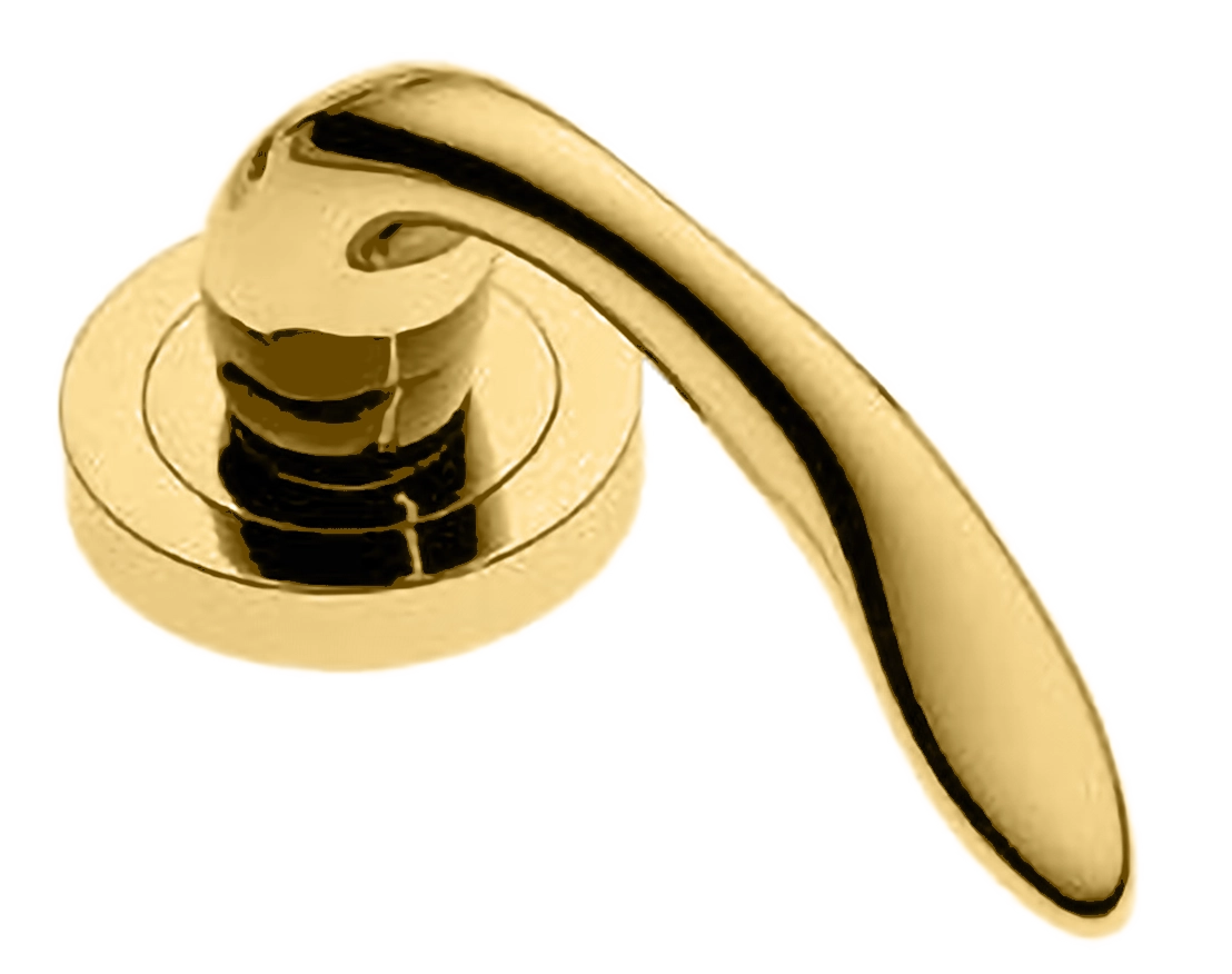 Ручка оконная LEON W1 OTL, цвет - золото фото купить в Хабаровске