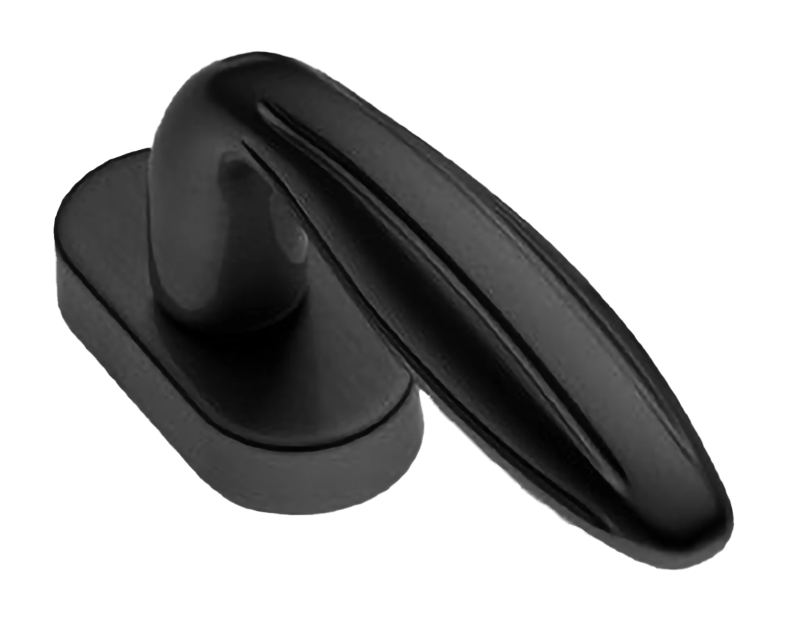 Ручка оконная BUD W1 NERO, цвет - черный фото купить в Хабаровске