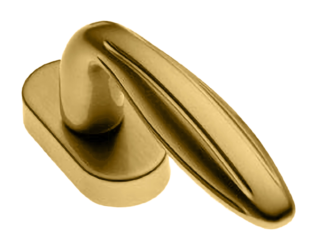 Ручка оконная BUD W1 OSA, цвет - матовое золото фото купить в Хабаровске