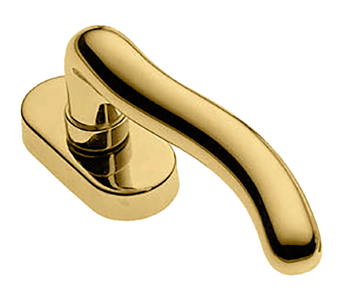 Ручка оконная SNAKE W1 OTL, цвет - золото фото купить в Хабаровске