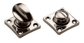 Завертка сантехническая LUX-WC-RIVA NIK на квадратной розетке цвет никель, ЦАМ фото купить в Хабаровске