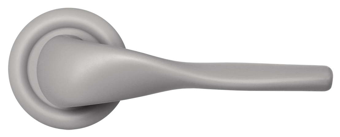 Ручка дверная LVB R7 SMI на круглой розетке, цвет Весенняя дымка/Spring Mist фото купить в Хабаровске