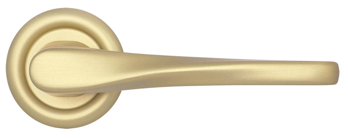 Ручка дверная THE OLYMPICS R7 AH на круглой розетке, цвет Осенний мёд/Autumn Honey фото купить в Хабаровске