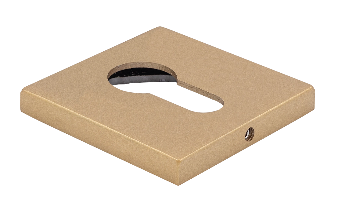 Накладка на замок MH-KH-S6 FTG под евроцилиндр, цвет матовое итальянское золото фото купить Хабаровск