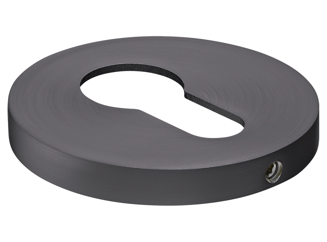 Накладка на замок MH-KH-R6 GR на круглой розетке, цвет матовый графит фото купить Хабаровск