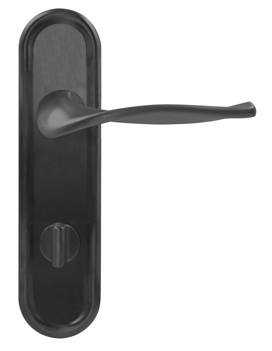 Ручка дверная SKYSCRAPER PLR WC SST на планке под сантехническую завертку, цвет Летняя гроза/Summer Storm фото купить в Хабаровске