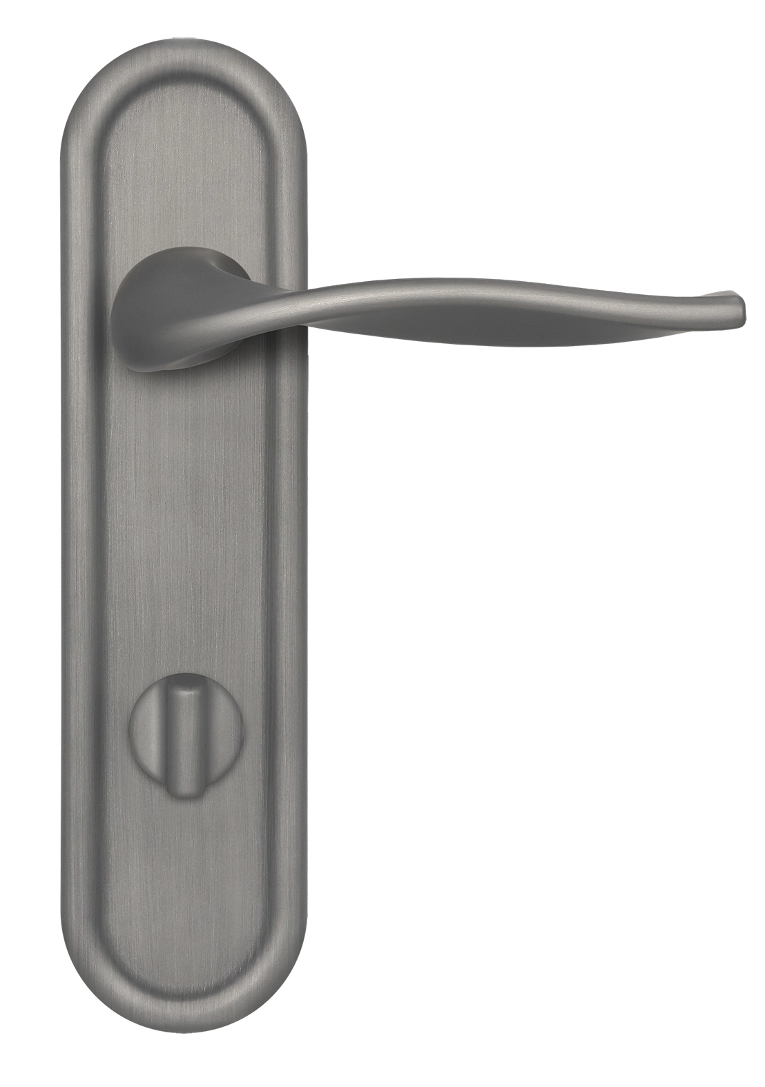 Ручка дверная SKYSCRAPER PLR WC WF на планке под сантехническую завертку, цвет Зимняя стужа/Winter Frost фото купить в Хабаровске