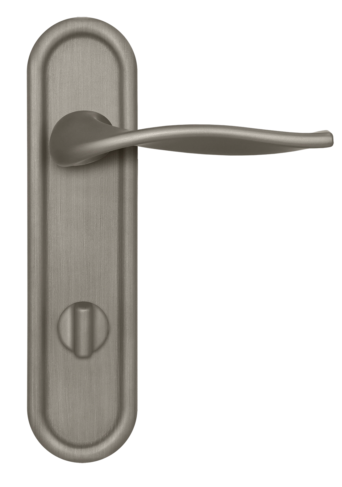 Ручка дверная SKYSCRAPER PLR WC SMI на планке под сантехническую завертку, цвет Весенняя дымка/Spring Mist фото купить в Хабаровске