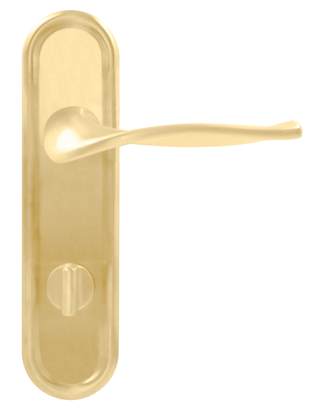 Ручка дверная SKYSCRAPER PLR WC AH на планке под сантехническую завертку, цвет Осенний мёд/Autumn Honey фото купить в Хабаровске