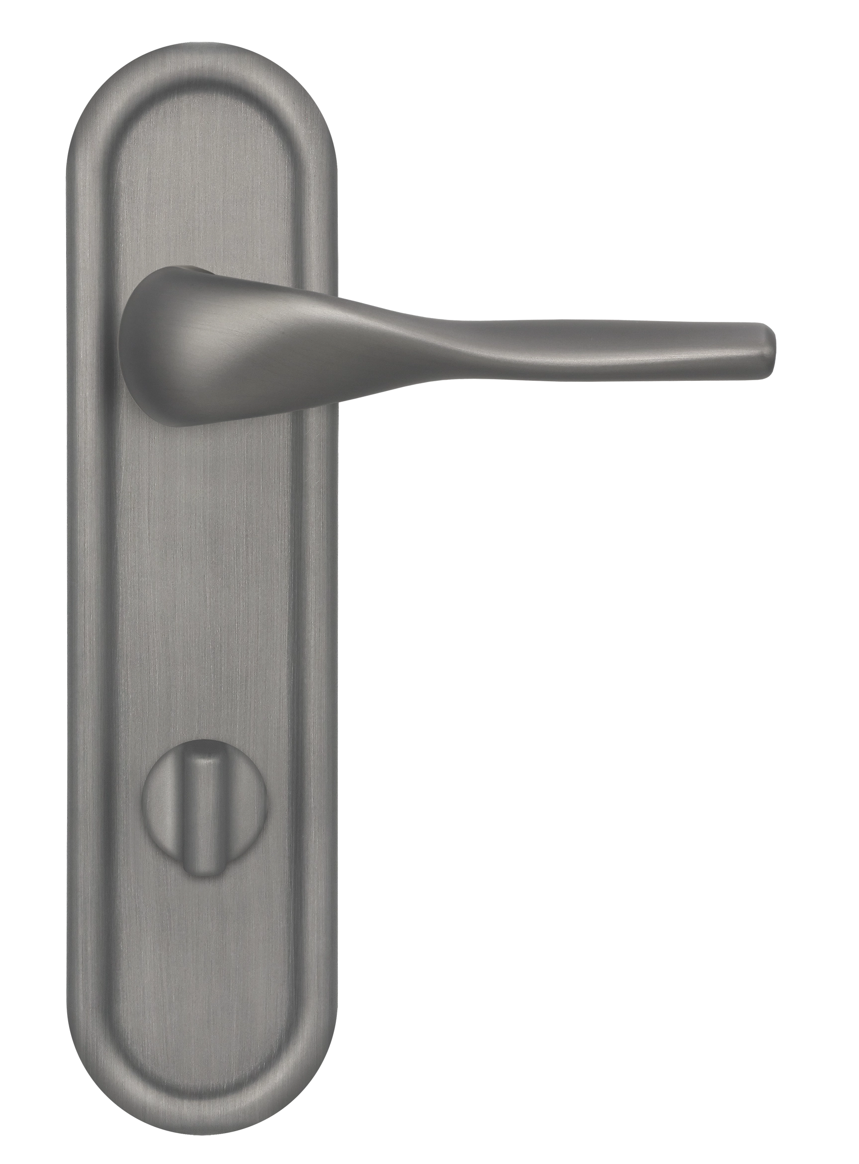 Ручка дверная LVB PLR WC WF на планке под сантехническую завертку, цвет Зимняя стужа/Winter Frost фото купить в Хабаровске