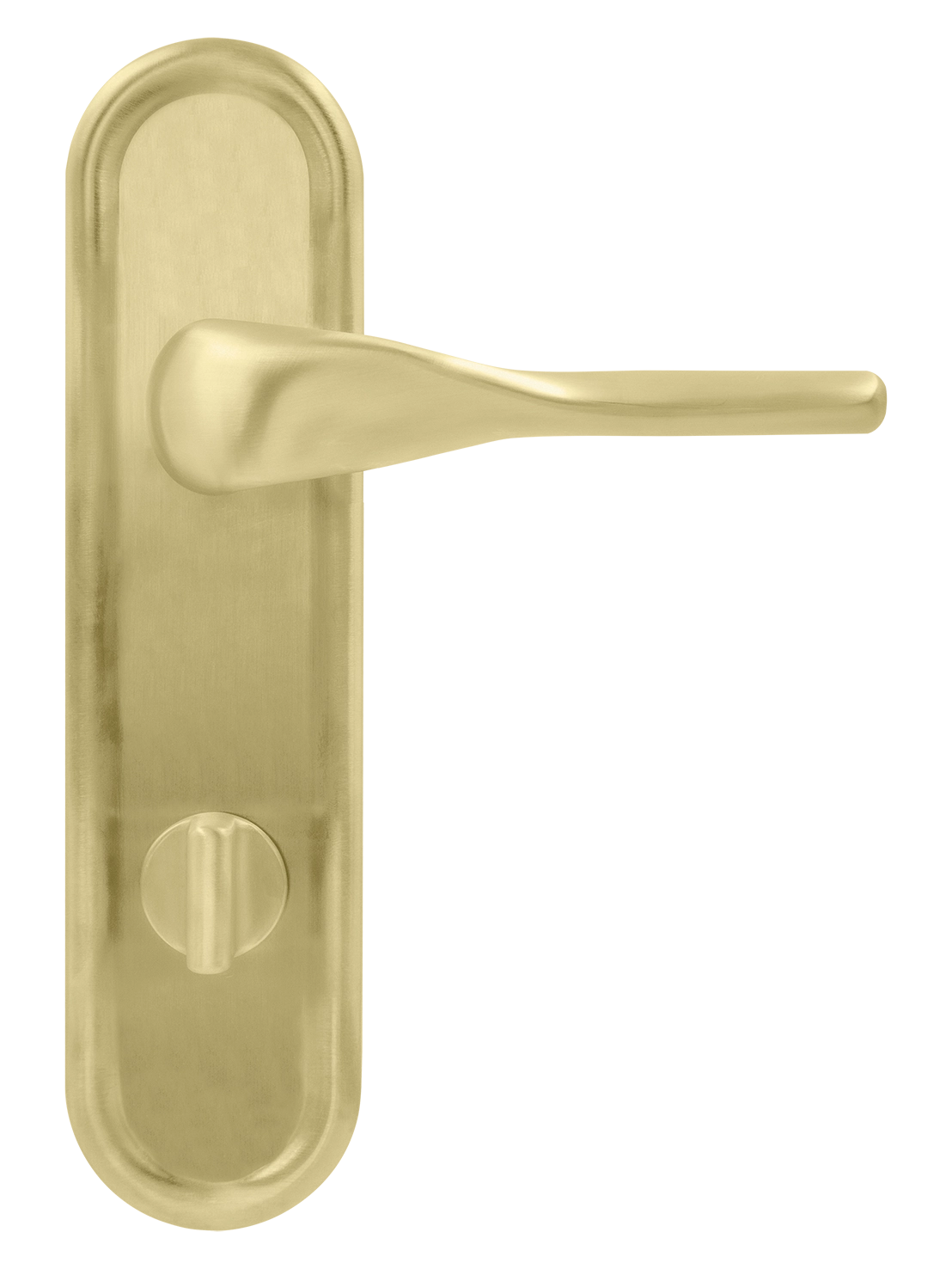 Ручка дверная LVB PLR WC AH на планке под сантехническую завертку, цвет Осенний мёд/Autumn Honey фото купить в Хабаровске