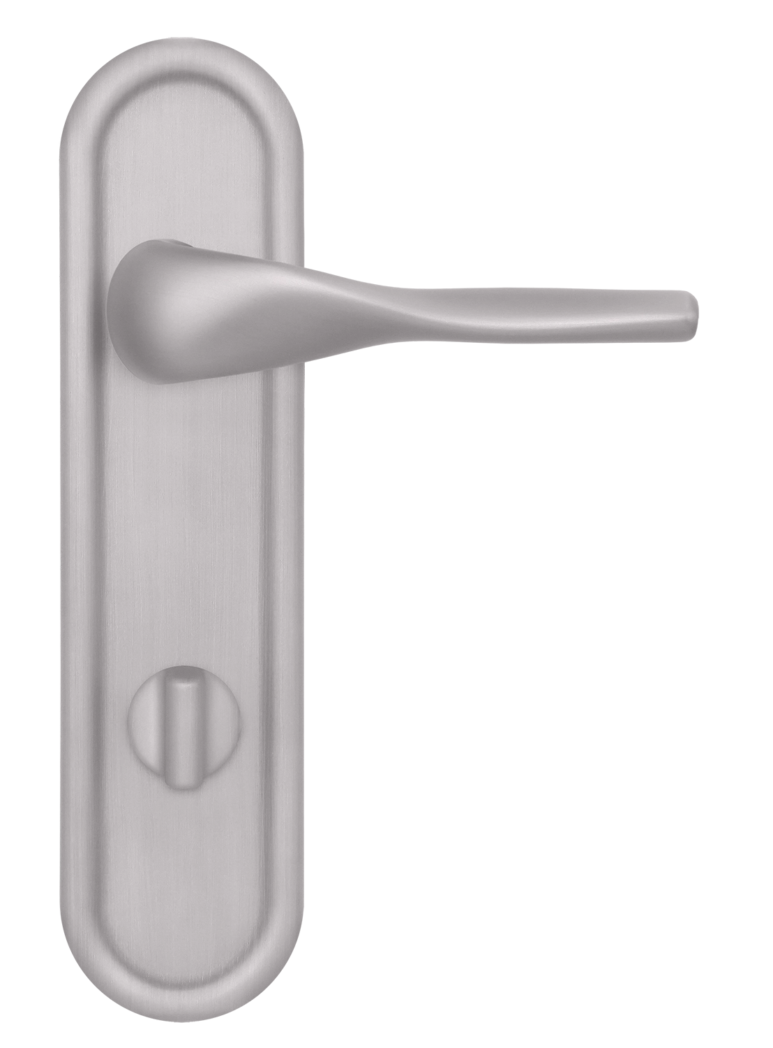 Ручка дверная LVB PLR WC SSW на планке под сантехническую завертку, цвет Стокгольмский снегопад/Stockholm Snowfall фото купить в Хабаровске