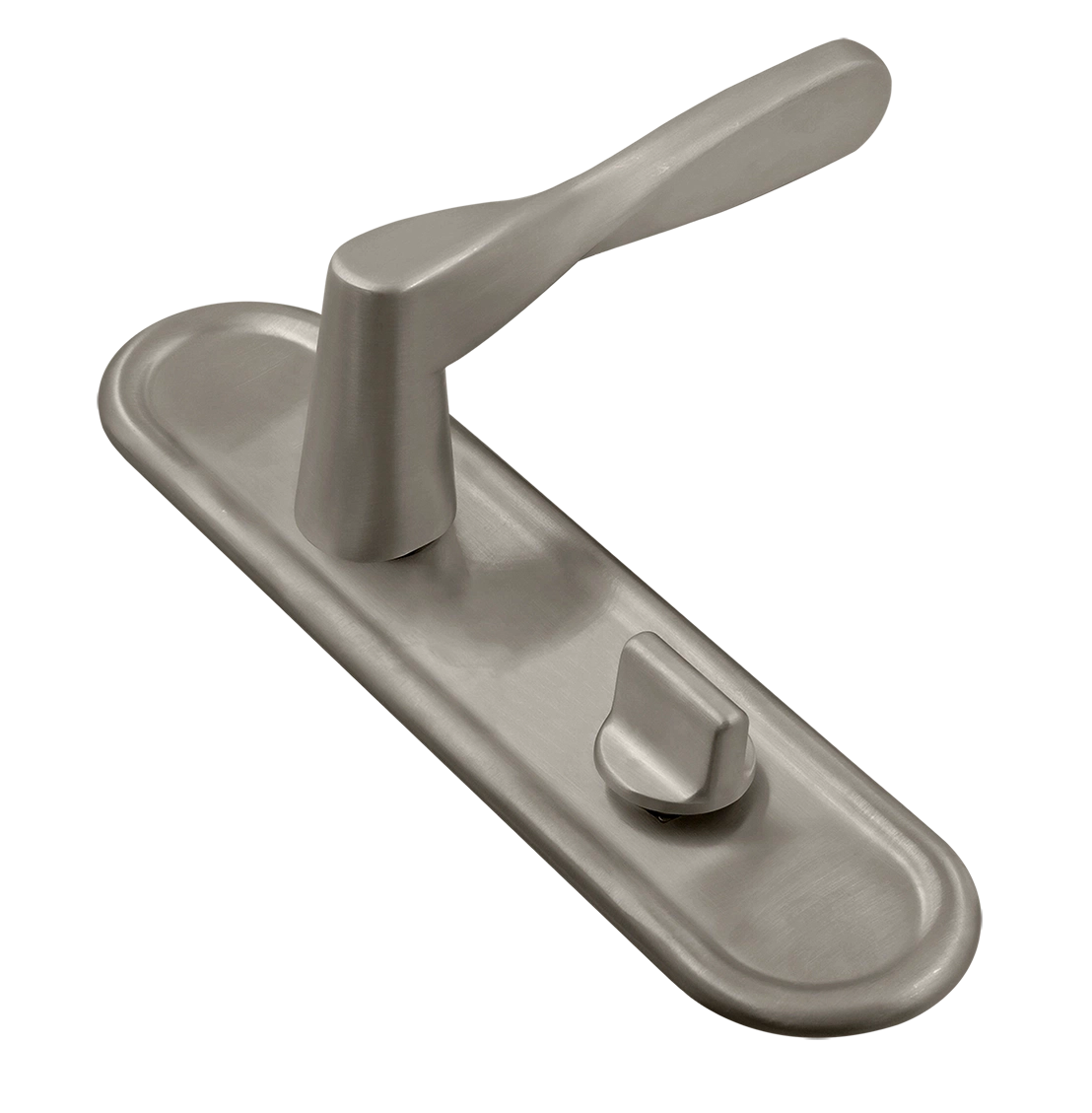 Ручка дверная THE OLYMPICS PLR WC SMI на планке под сантехническую завертку, цвет Весенняя дымка/Spring Mist фото купить Хабаровск