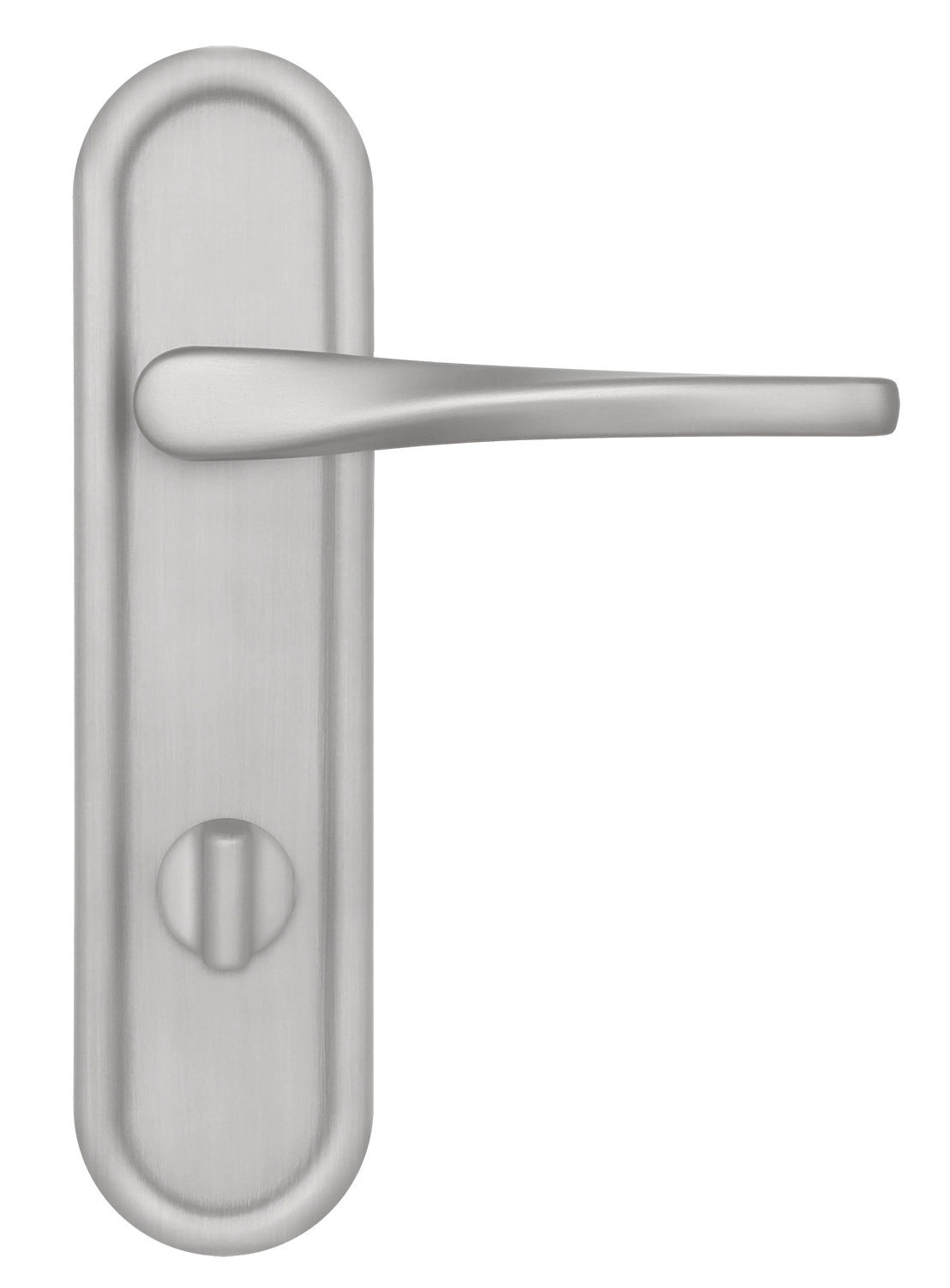 Ручка дверная THE OLYMPICS PLR WC SSW на планке под сантехническую завертку, цвет Стокгольмский снегопад/Stockholm Snowfall фото купить в Хабаровске