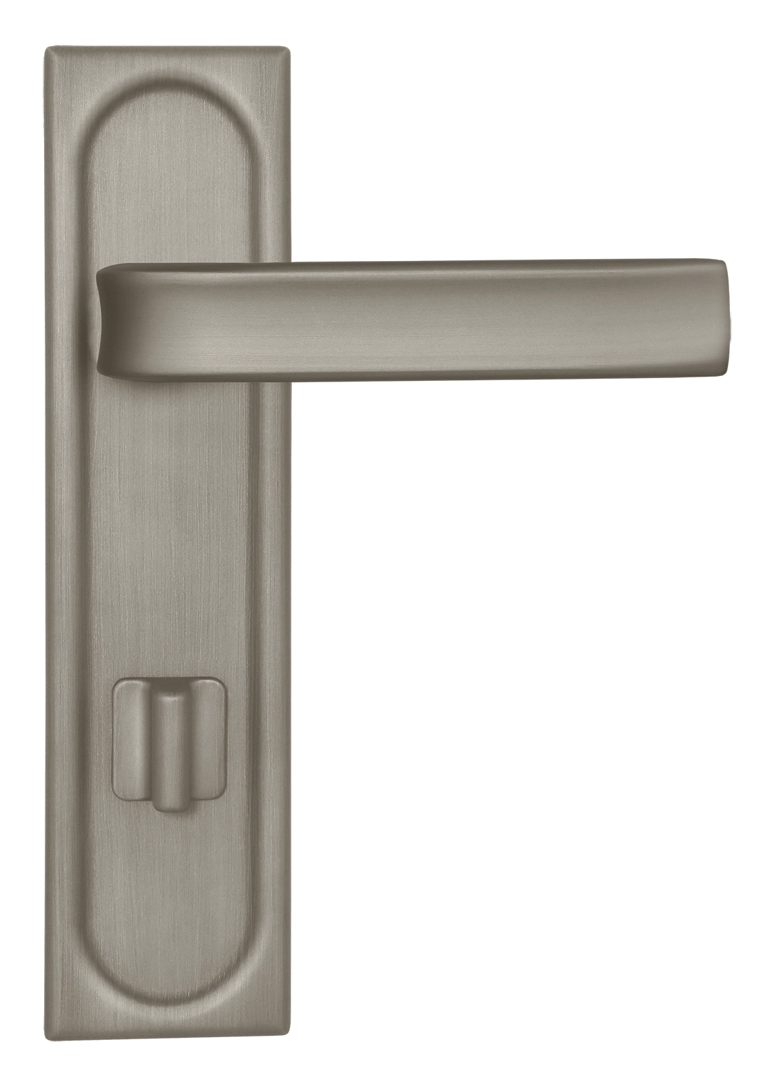 Ручка дверная THE BUS STATION PLS WC SMI на планке под сантехническую завертку, цвет Весенняя дымка/Spring Mist фото купить в Хабаровске