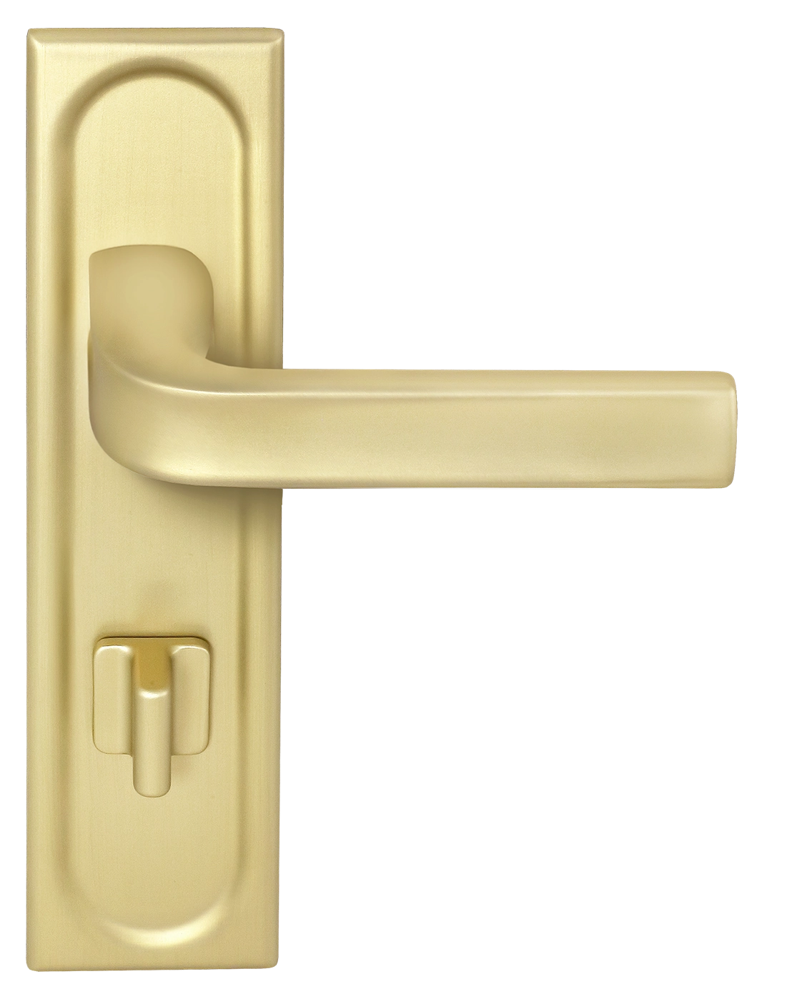 Ручка дверная THE BUS STATION PLS WC AH на планке под сантехническую завертку, цвет Осенний мёд/Autumn Honey фото фурнитура Хабаровск