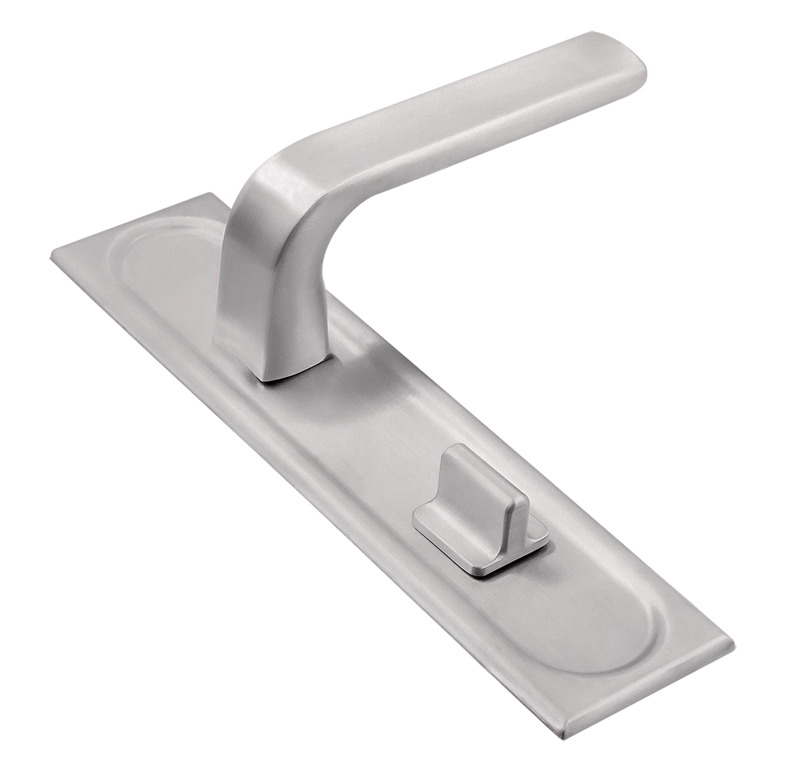 Ручка дверная THE BUS STATION PLS WC SSW на планке под сантехническую завертку, цвет Стокгольмский снегопад/Stockholm Snowfall фото купить Хабаровск