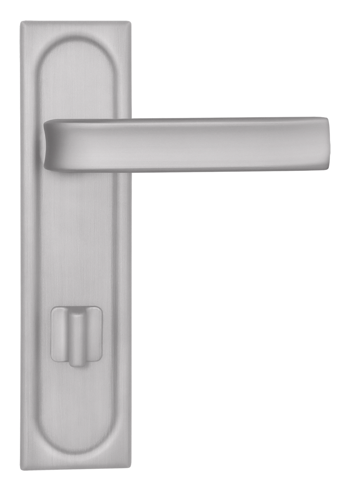 Ручка дверная THE BUS STATION PLS WC SSW на планке под сантехническую завертку, цвет Стокгольмский снегопад/Stockholm Snowfall фото купить в Хабаровске