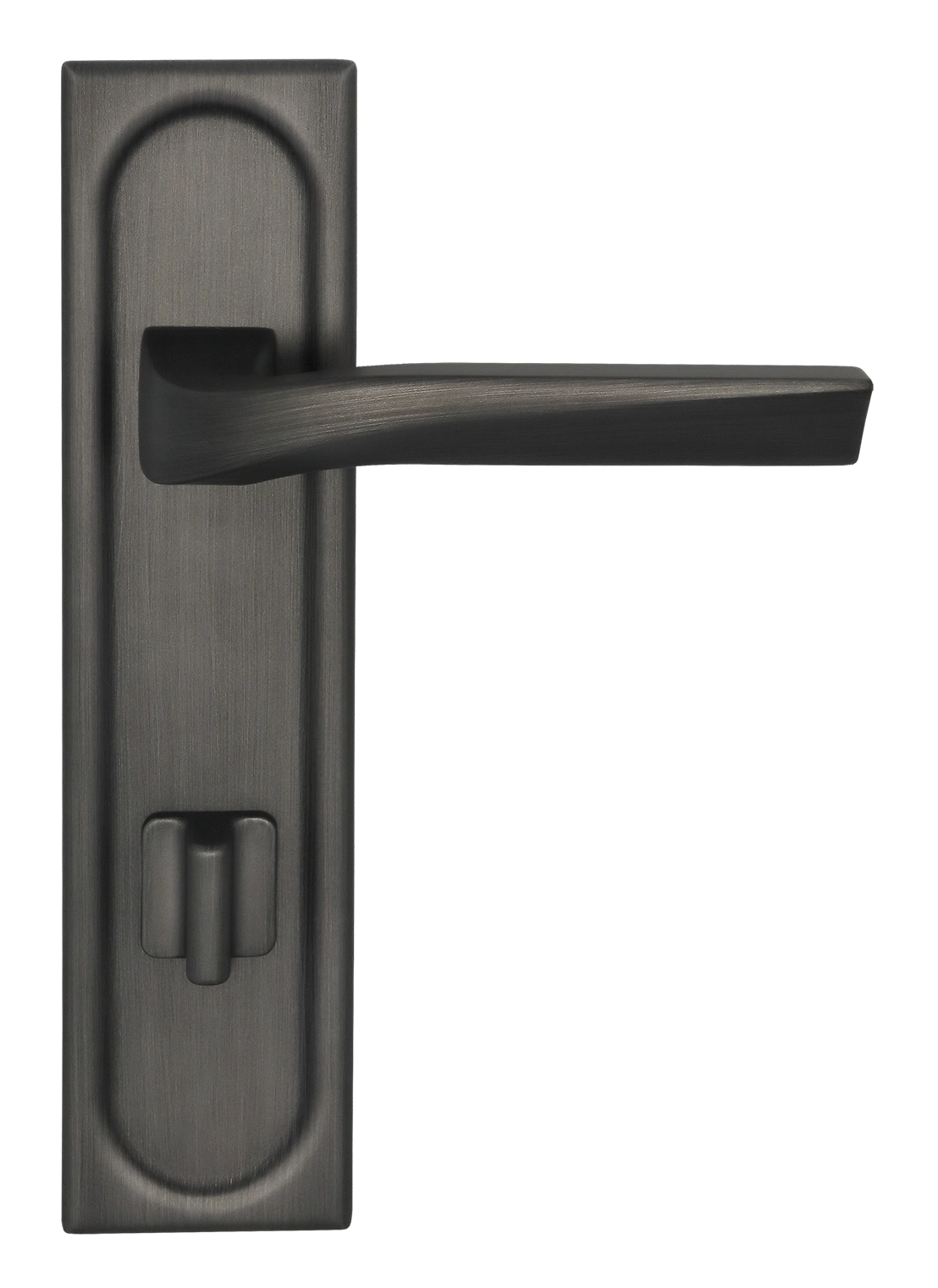 Ручка дверная WD CONCERT HALL PLS WC SST на планке под сантехническую завертку, цвет Летняя гроза/Summer Storm фото фурнитура Хабаровск