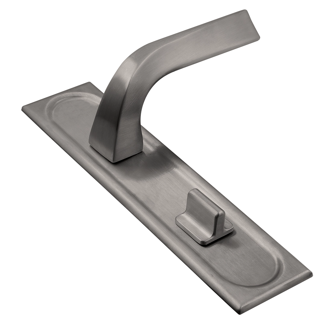 Ручка дверная WD CONCERT HALL PLS WC WF на планке под сантехническую завертку, цвет Зимняя стужа/Winter Frost фото купить Хабаровск