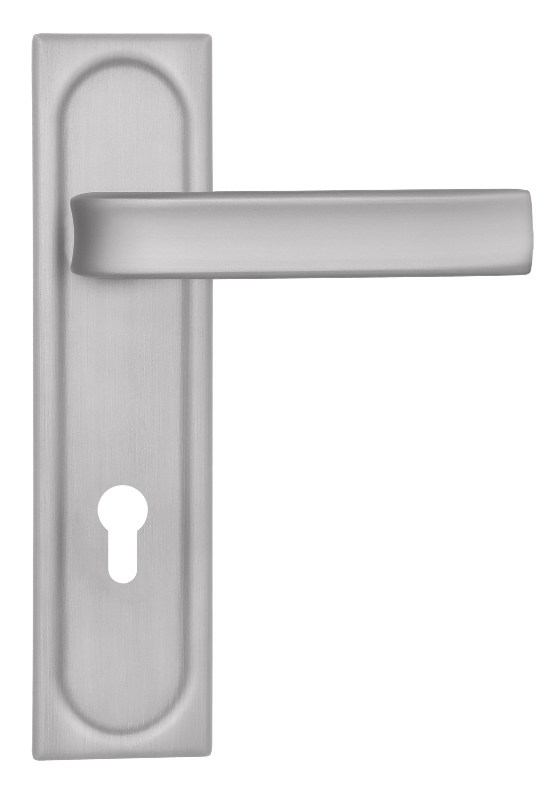 Ручка дверная THE BUS STATION PLS KH SSW на планке под ключевой цилиндр