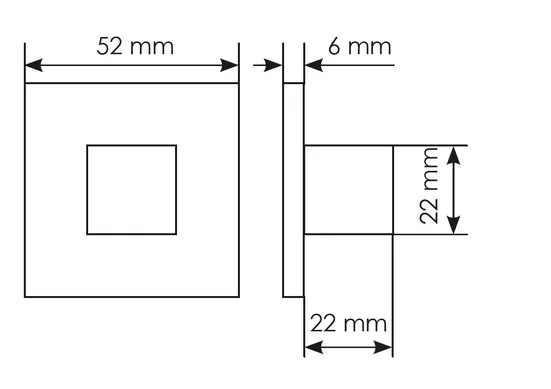 Комплект дверных ручек MH-54-S6 BL с заверткой MH-WC-S6 BL + замок M1895 BL, цвет черный фото дверная фурнитура Хабаровск