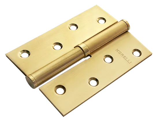 Петля разъемная карточная MSND 100X70X2.5 SG R с подшипником стальная правая, врезная, цвет матовое золото фото купить Хабаровск