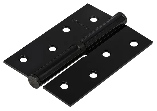 Петля карточная разъемная MSND 100X70X2.5 BL L с подшипником стальная левая, врезная цвет черный фото купить Хабаровск