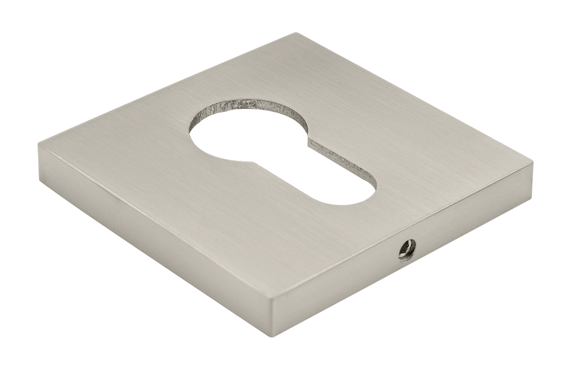 Накладка на замок MH-KH-S6 MSN под евроцилиндр, цвет матовый хром фото купить Хабаровск