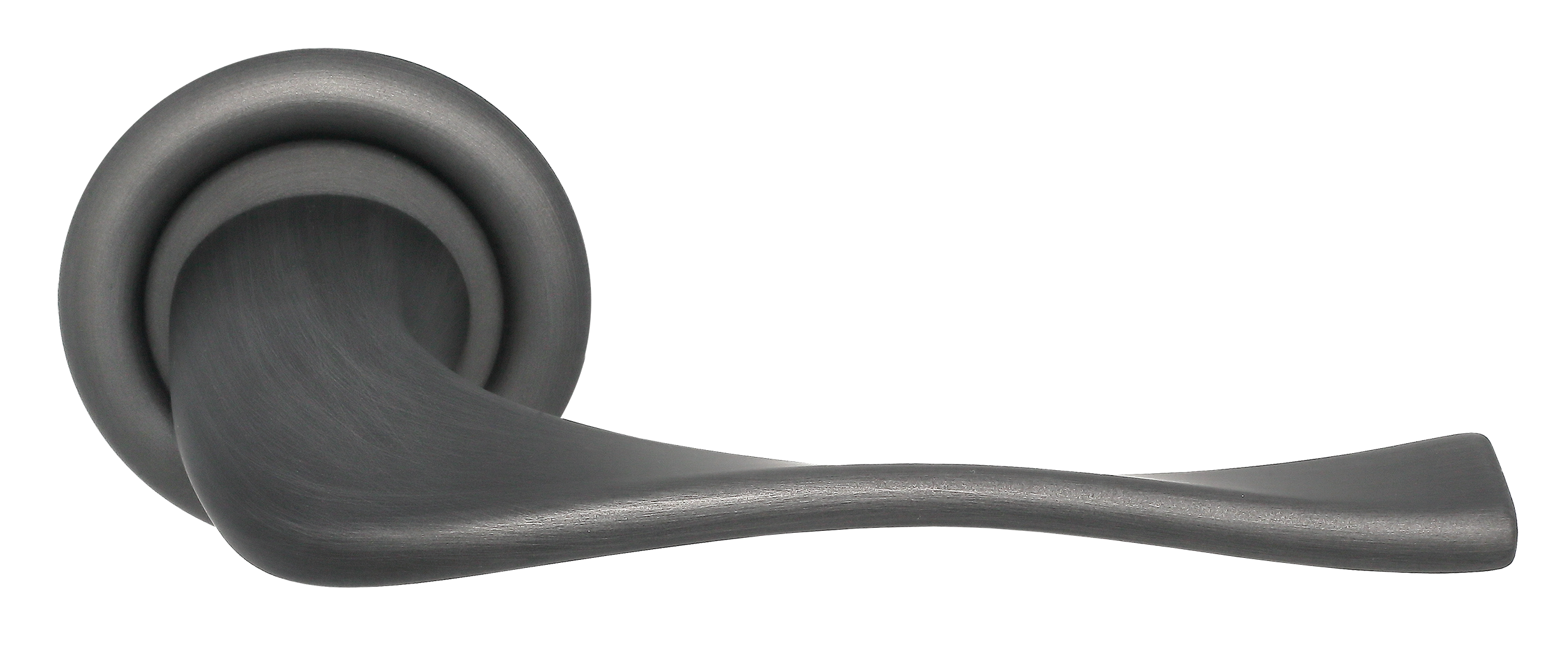 Ручка дверная SKYSCRAPER R7 SST на круглой розетке, цвет Летняя гроза/Summer Storm фото купить Хабаровск