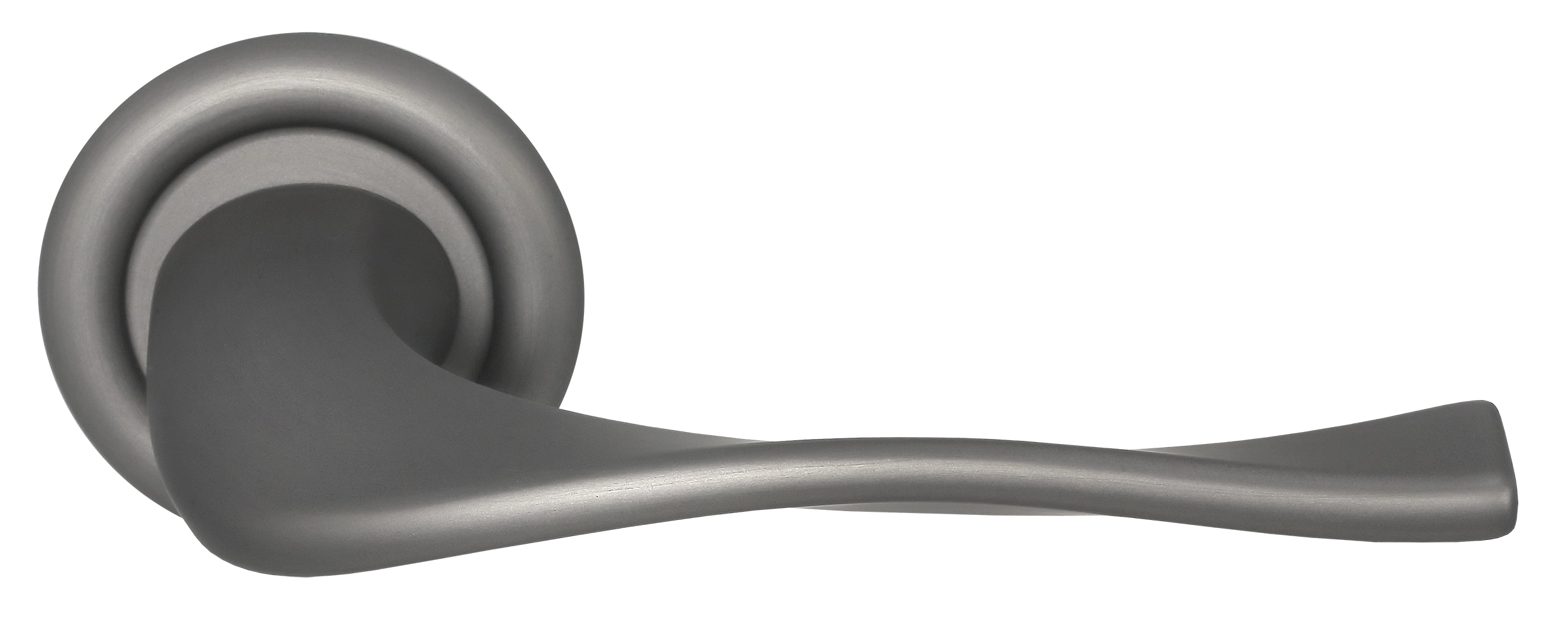 Ручка дверная SKYSCRAPER R7 WF на круглой розетке, цвет Зимняя стужа/Winter Frost фото купить Хабаровск