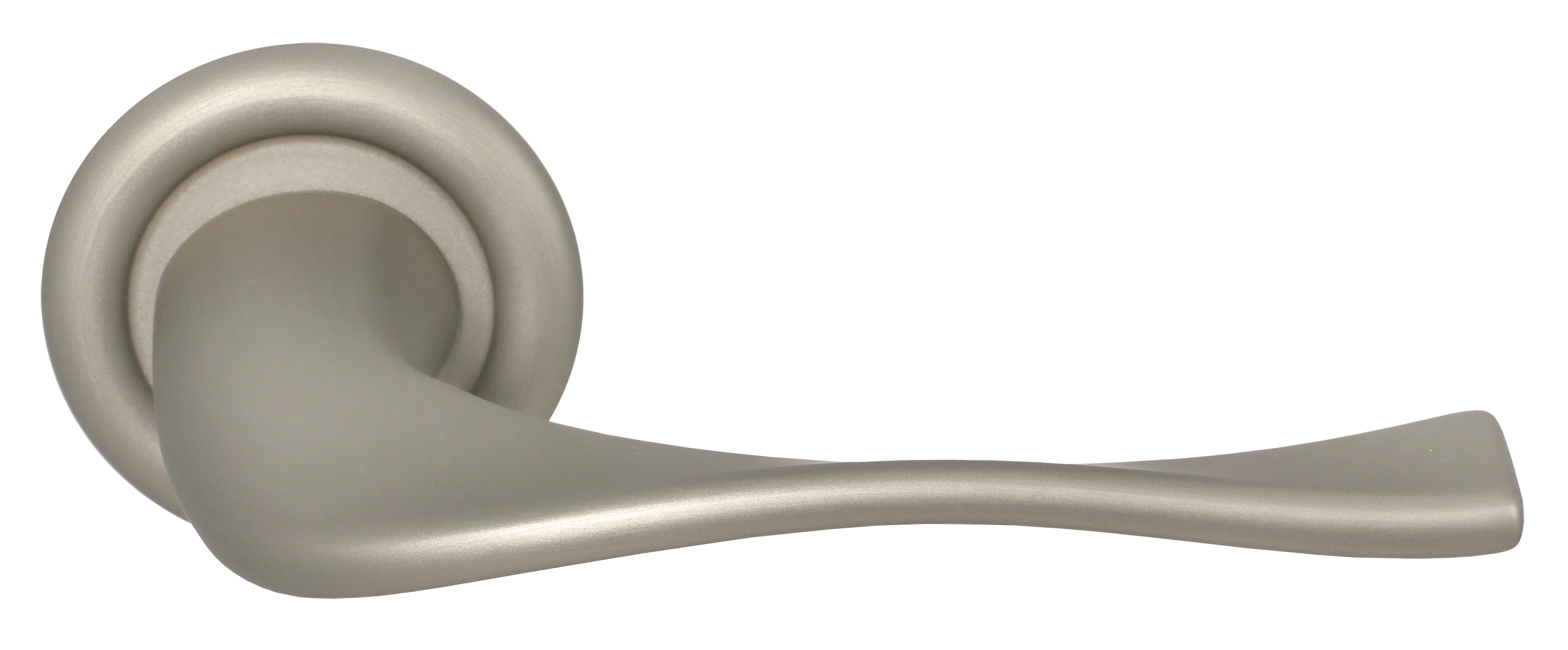 Ручка дверная SKYSCRAPER R7 SMI на круглой розетке, цвет Весенняя дымка/Spring Mist фото купить Хабаровск