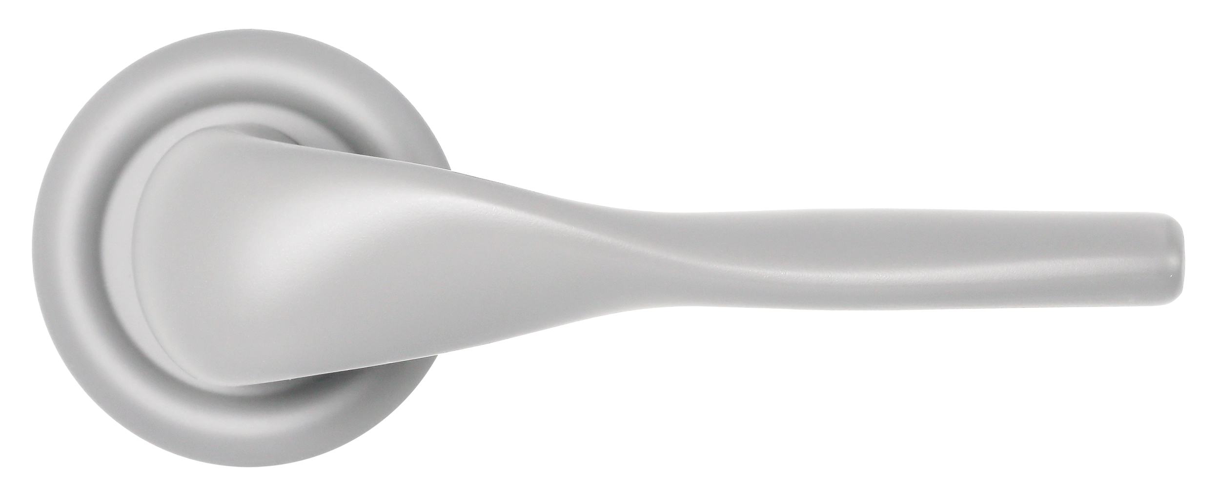 Ручка дверная LVB R7 SSW на круглой розетке, цвет Стокгольмский снегопад/Stockholm Snowfall фото купить в Хабаровске