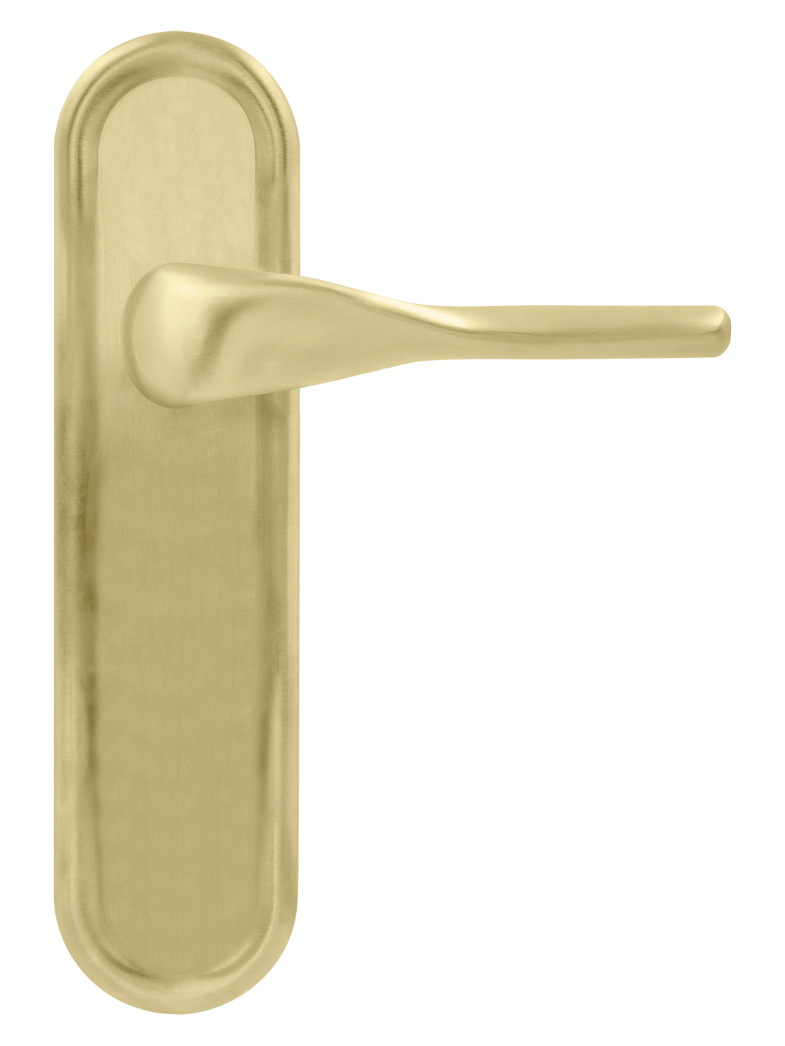 Ручка дверная LVB PLR AH на планке, цвет Осенний мёд/Autumn Honey фото купить в Хабаровске