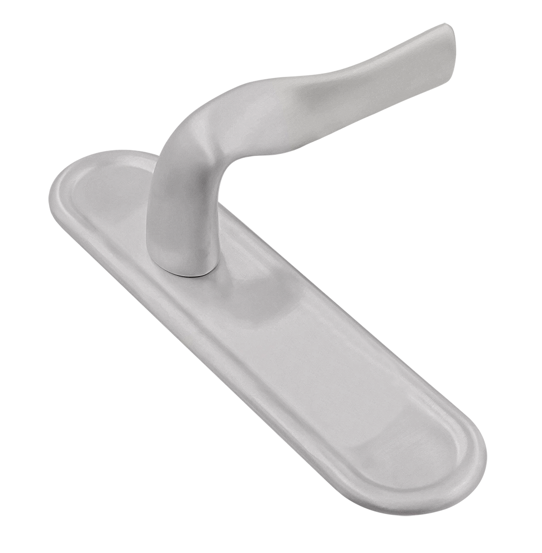 Ручка дверная LVB PLR SSW на планке, цвет Стокгольмский снегопад/Stockholm Snowfall фото купить Хабаровск