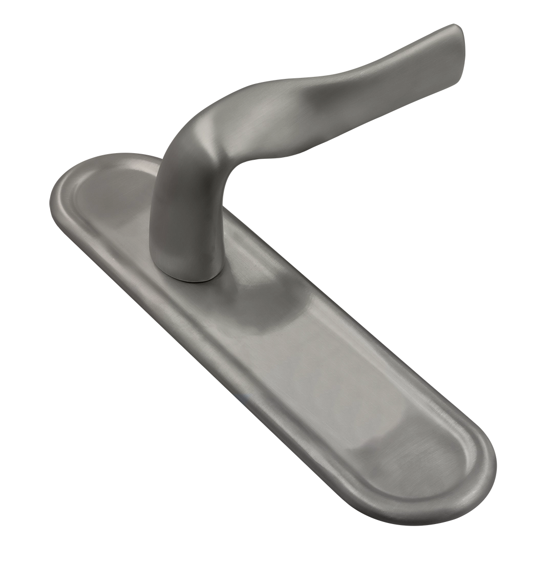 Ручка дверная LVB PLR WF на планке, цвет Зимняя стужа/Winter Frost фото купить Хабаровск